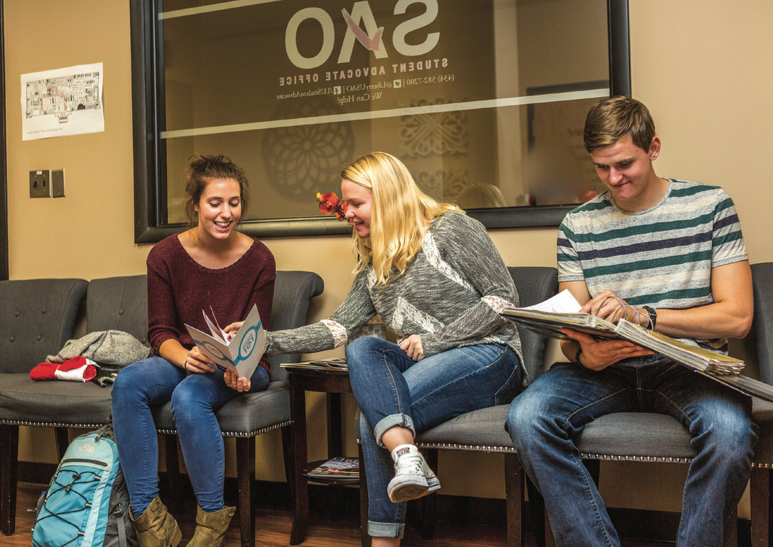 ALL TOGETHER NOW — SAO helps students with everything from roommate problems to financial aid. Photo Credit: Leah Seavers