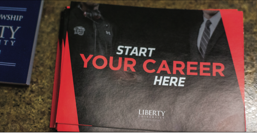 JUMPSTART — The Career Center offers practice job interviews tailored to specic jobs and companies. Photo Credit: Amber Tiller