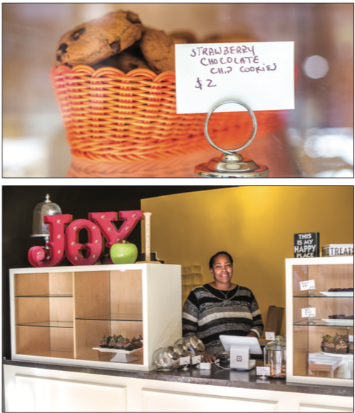 HOMESTYLE — Joyner (pictured) runs the bakery with her husband and children. Photo Credit: Amber Tiller