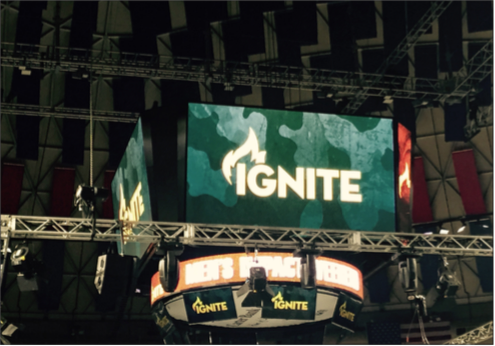 INSPIRE — The Ignite Men’s Impact Weekend is held annually in the Vines Center over students’ spring break. This year the conference will hold more than 10,000 visitors. Photo Credit