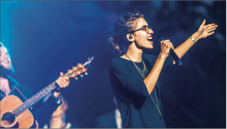 Praise — The Liberty Worship Collective consists of 45 members, several of which helped contribute to the release of the new self-titled album. Photo Credit: Michela Diddle