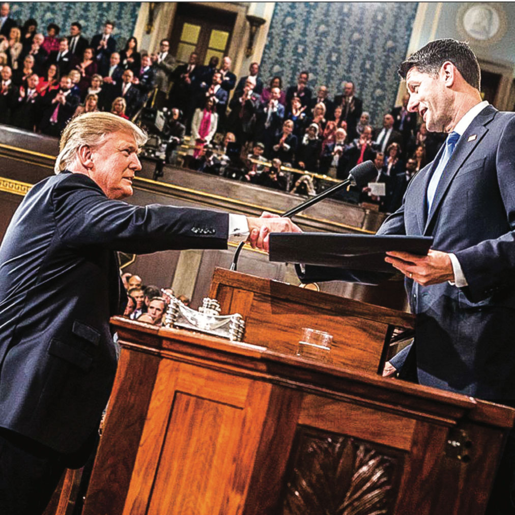 REPUBLICANS — President Trump lost crucial GOP support for his AHCA bill and has had a testy relationship with party leaders. Google Image
