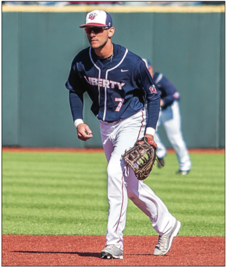 ON TARGET — Sammy Taormina has a fielding percentage of 1.000 this season. Photo Credit: Caroline Sellers