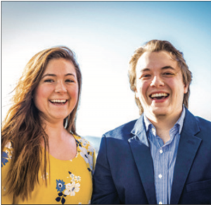 VOTE - Isabelle Shelbourne and Thomas Lisa are running for student body president and VP Photo Provided