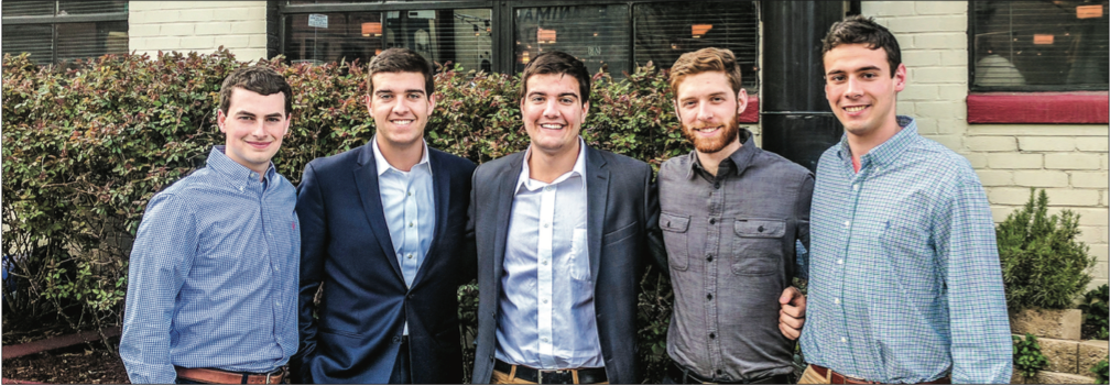 GROUP — The management team of the Student Asset Management Fund led a group of 20 students in putting together investment plans and presenting them to the faculty advisors. Photo Provided