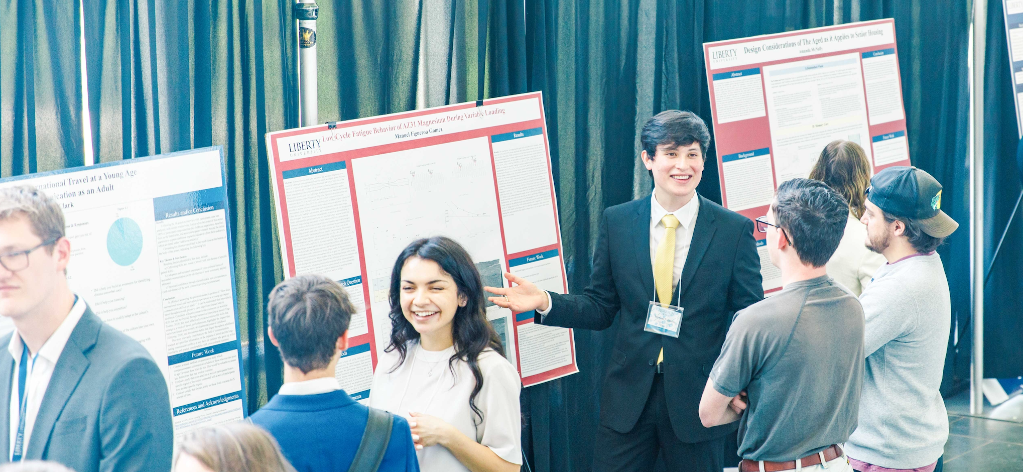 Presenting research: Students participate in annual capstone event ...