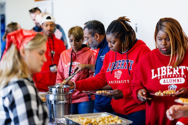 Alumni enjoyed the Alumni Breakfast during Homecoming 2025. Photo by KJ Jugar Liberty Marketing.