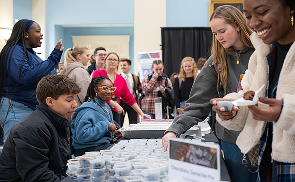 Students create chocolatey confections 