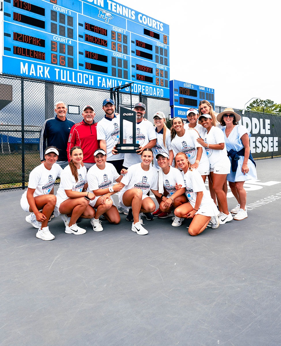 Women’s Tennis wins first CUSA title