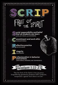 SCRIP Fruit of the Spirit Poster