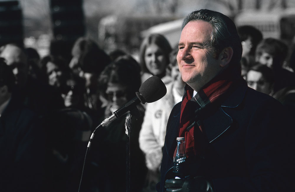Liberty Founder Dr. Jerry Falwell on Jan. 21, 1977.