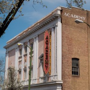 The Academy of Music Theatre in downtown Lynchburg is being restored.
