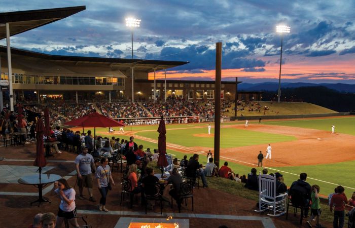Liberty Baseball Stadium, home of Flames Baseball, was recently ranked No. 5 in best college ballpark experiences of 2014 by the Stadium Journey website.