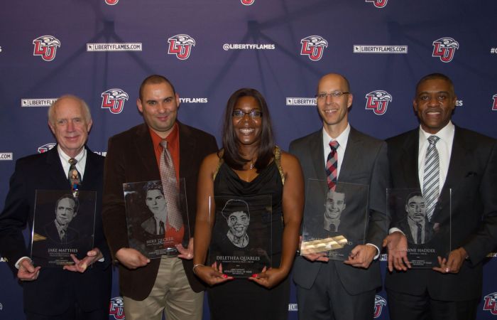 The sixth class of Liberty University Hall of Fame members