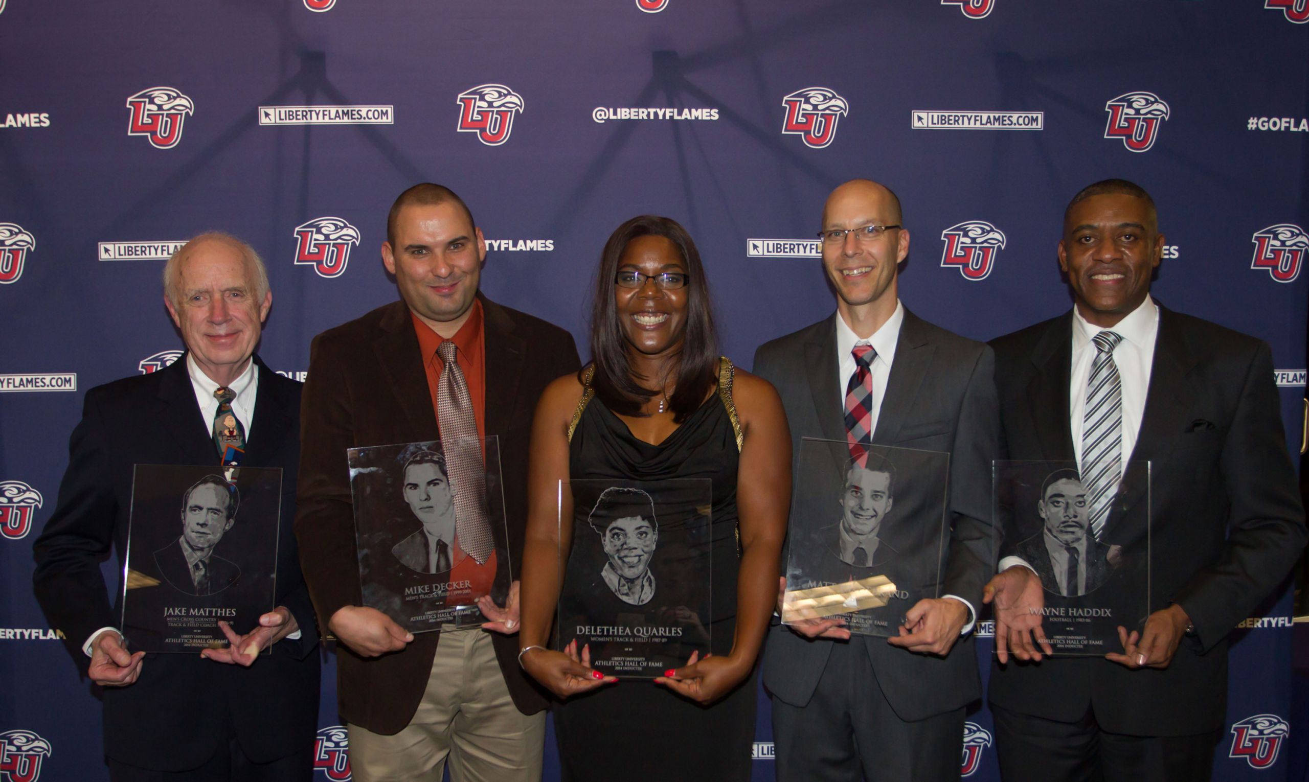 The sixth class of Liberty University Hall of Fame members