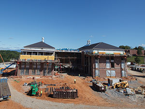 Construction continues on the new Science Hall at Liberty.