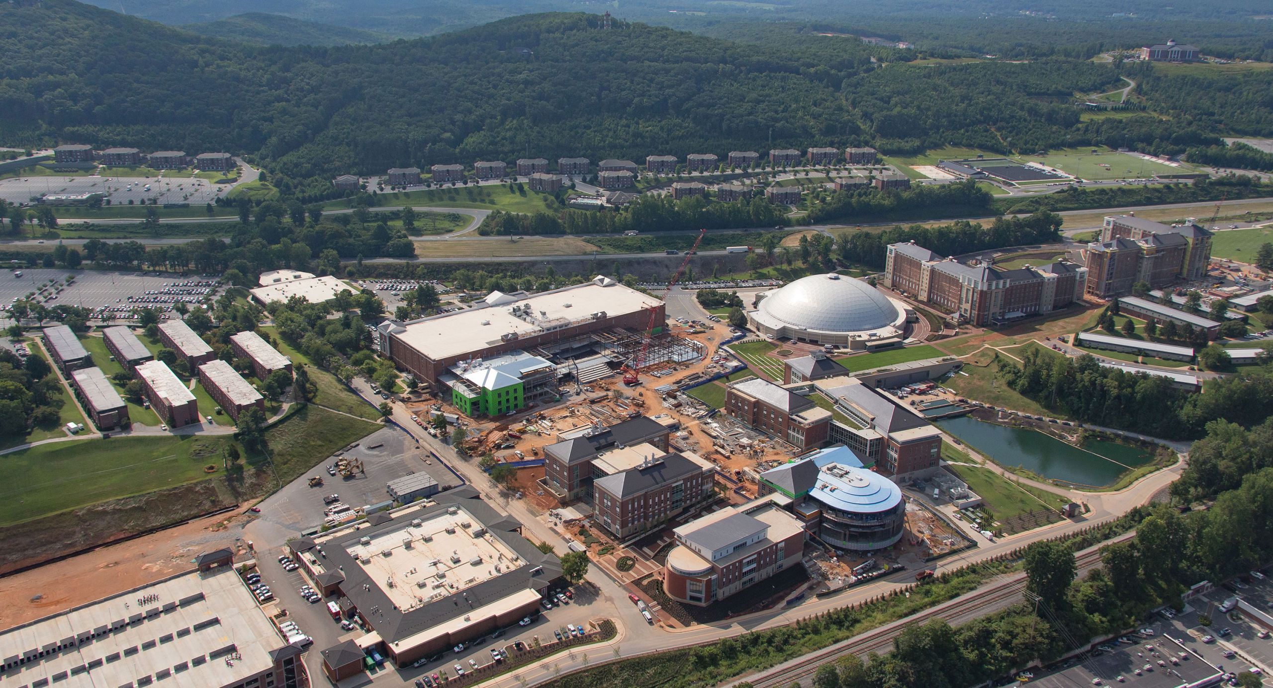 A $500 million rebuilding of campus has changed Liberty’s landscape dramatically.