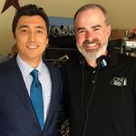 Scotty Curlee and director Alex Kendrick.