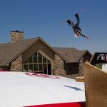 The new Bagjump airbag at Liberty Mountain Snowflex Centre.