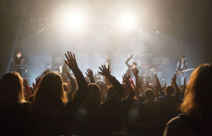 A concert at Liberty University.
