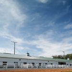 A new 18-stall barn at Liberty's Equestrian Center.