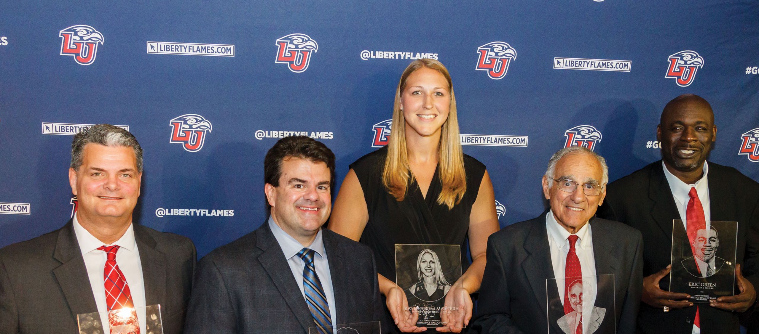 Liberty University's 2015 Hall of Fame members.