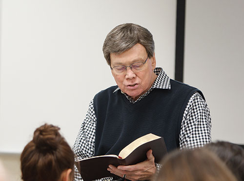 Dr. Hindson teaching