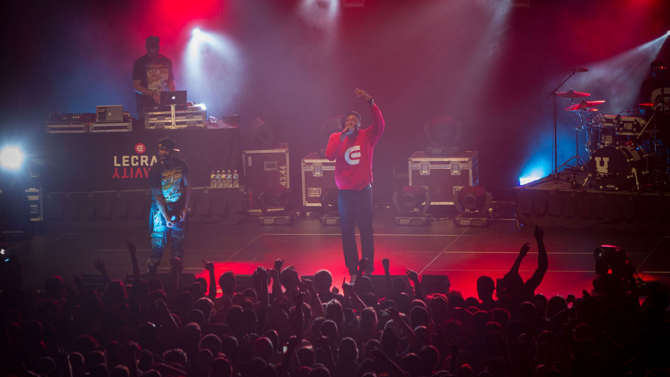 A Lecrae concert at Liberty University.