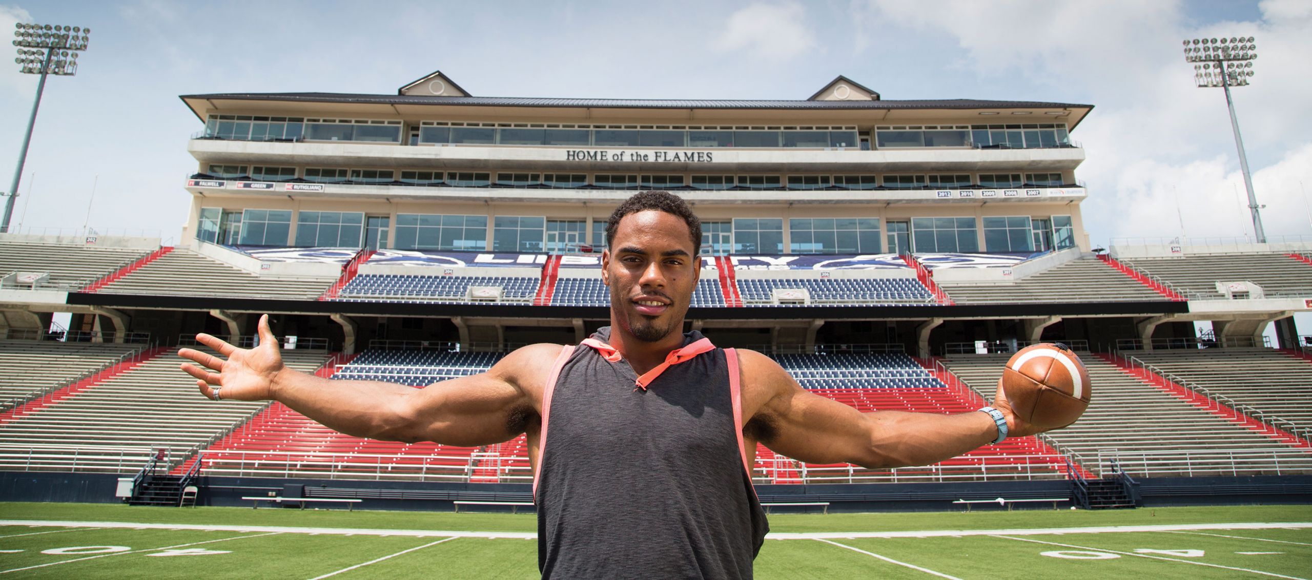 Rashad Jennings in Williams Stadium.