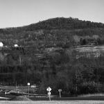 A view of Liberty Mountain in early 1977 before any college construction had taken place.