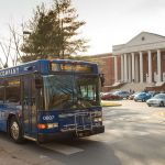 2012 - A campus-wide transit system, provided by the Greater Lynchburg Transit Company, currently offers service every 10 minutes from several locations on campus and throughout the city.