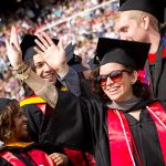 Graduates celebrate Commencement 2012.