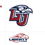 Liberty athletics logo new and old