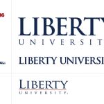 Liberty University wordmark new and old