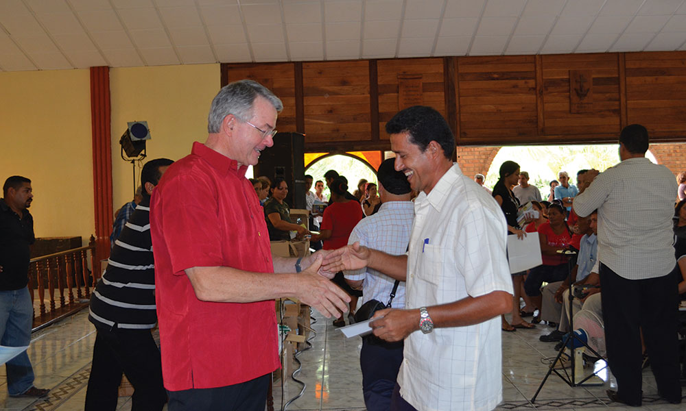 Dr. Don Fanning speaks at a pastors’ conference in Cuba earlier this summer. 