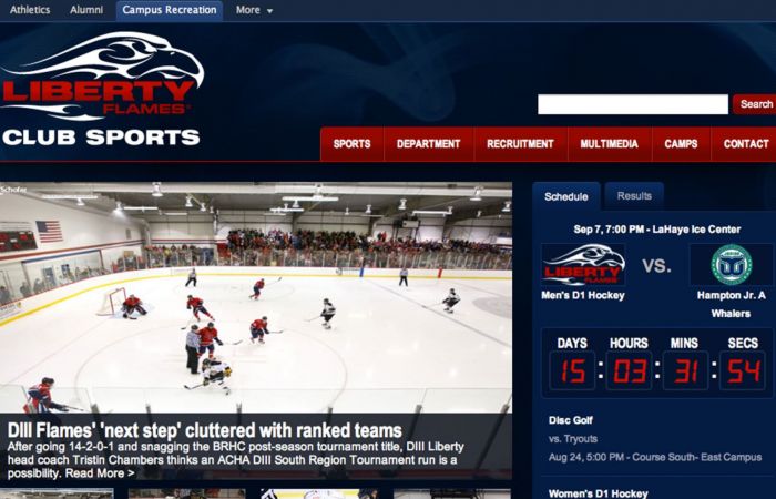 club sports website