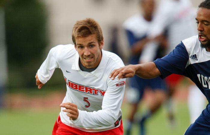 Liberty Flames soccer player