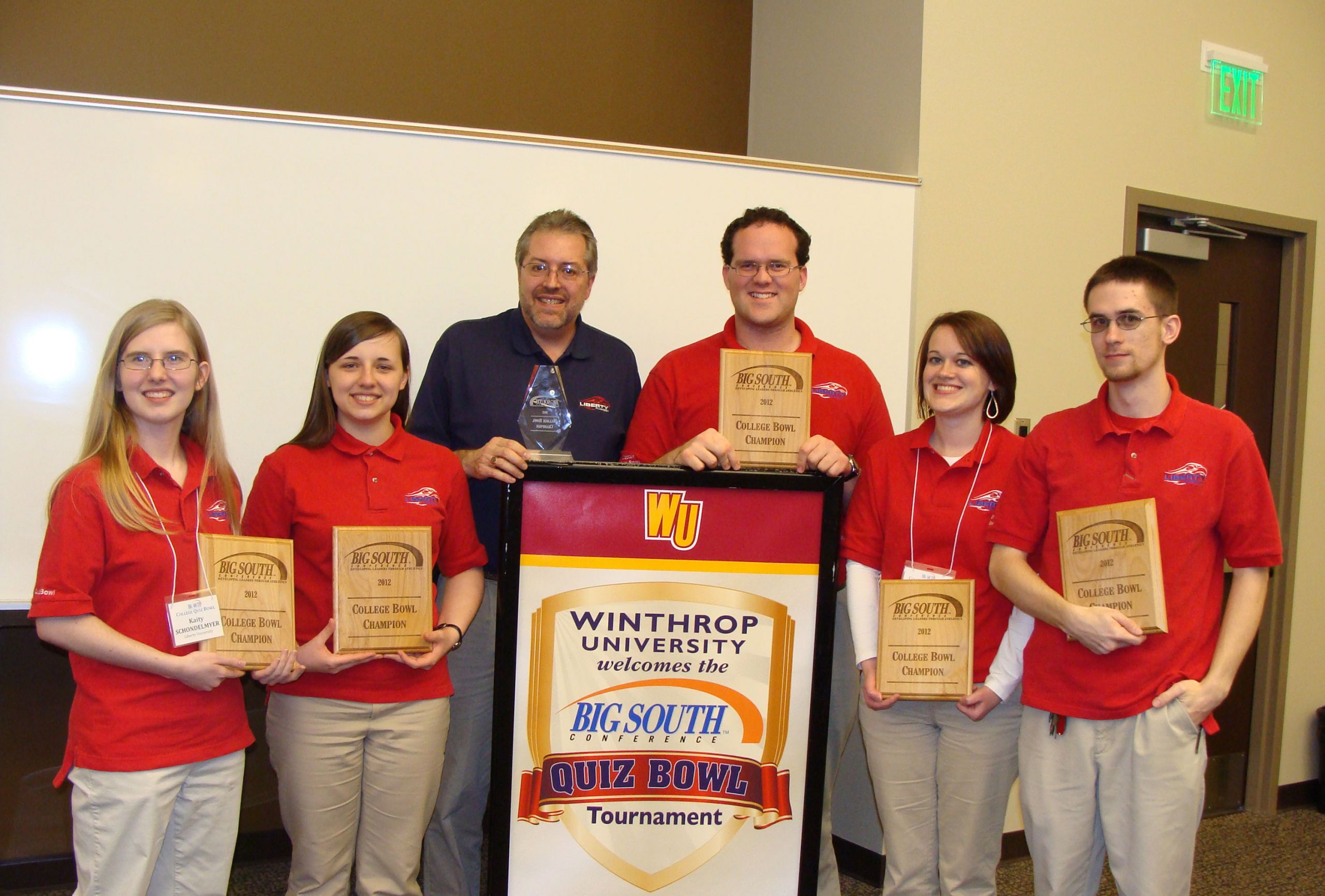 Liberty's Quiz Bowl team.