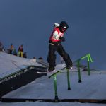 A Liberty snowboarder