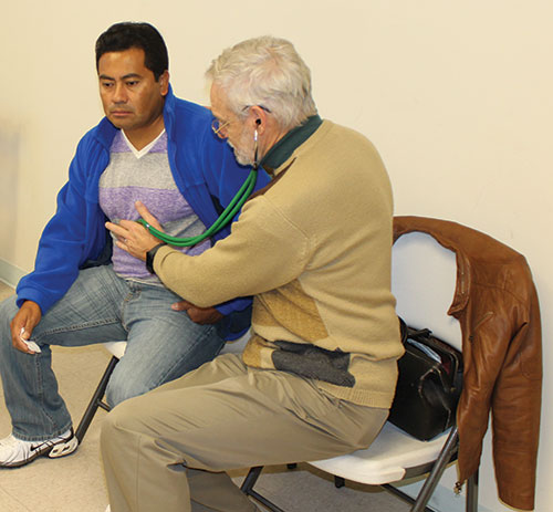 Dr. Richard Lane, director of Liberty’s Master of Public Health program, helped provide medical care to the Mixteco population in Richmond. 