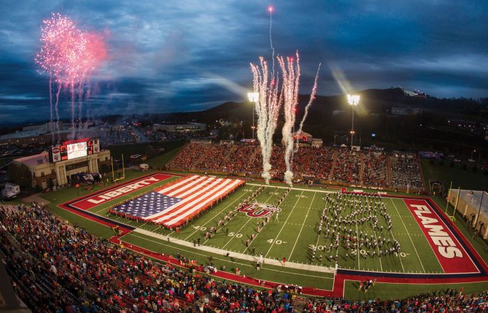 Liberty University's 2015 Military Appreciation Halftime Show.