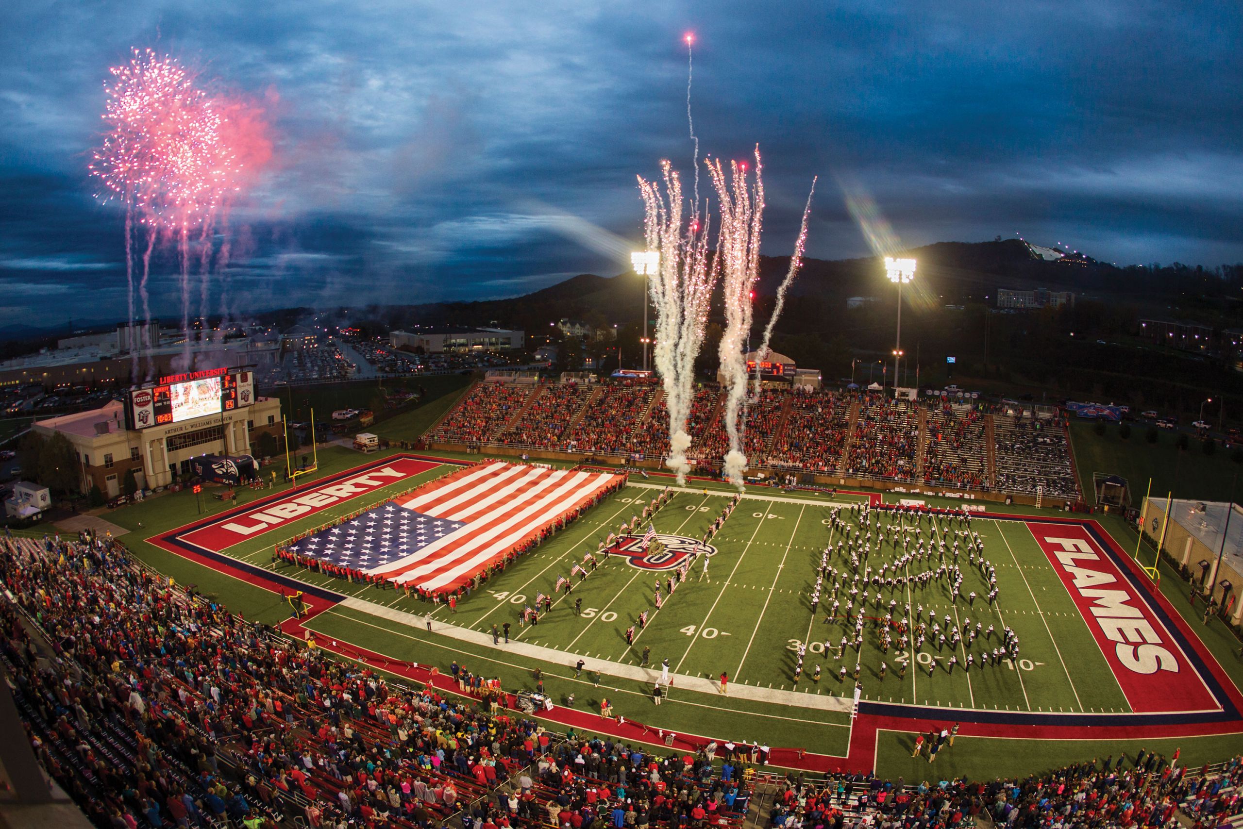 Liberty University's 2015 Military Appreciation Halftime Show.