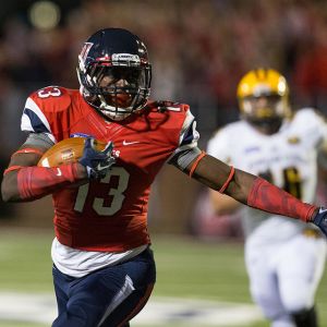 Liberty Flames football player Darrin Peterson.
