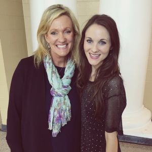 Karen Kingsbury with her daughter, Kelsey.