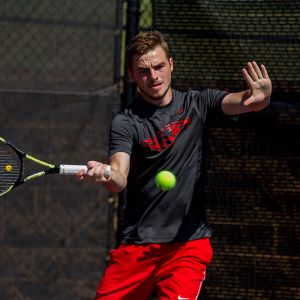 Liberty Flames tennis player Sam Matheson.