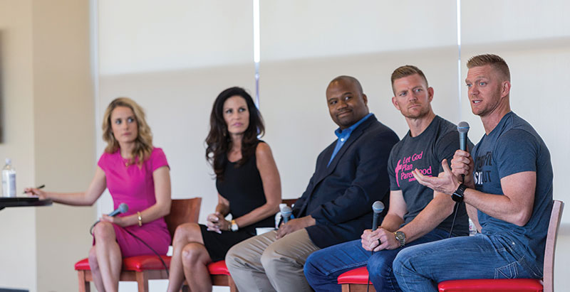 A panel of accomplished Liberty University alumni 