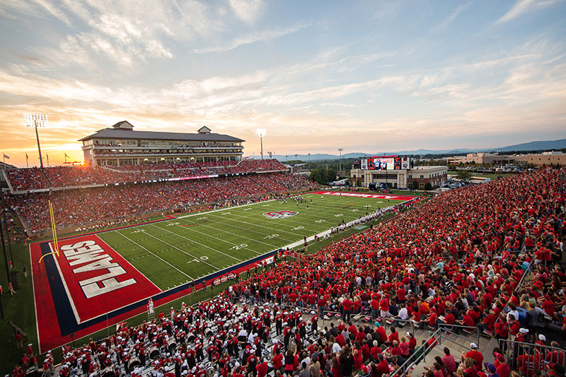 Liberty University's Williams Stadium.