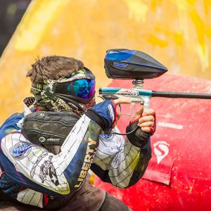 Liberty Flames paintball team member Daniel Chiaverini.