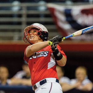 Liberty Lady Flames softball player Rylee Reynolds.