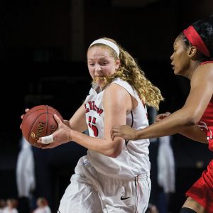 Ashley Rininger ('14,'15,'16) Big South Female Scholar Athlete of the Year (Photo by Kaitlyn Johnson)